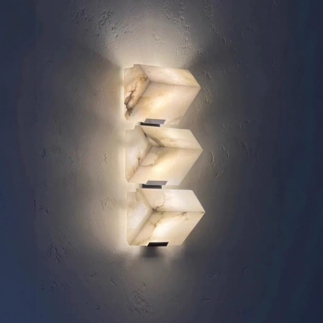 Valencia 3 Alabaster Wall Lamp