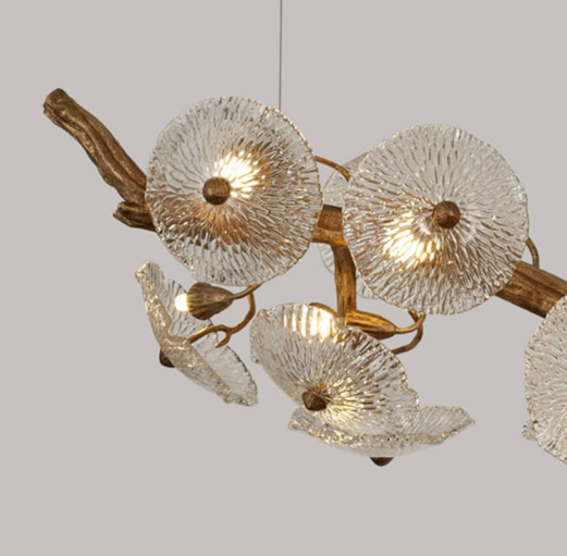 Desert Rose Horizontal Chandelier