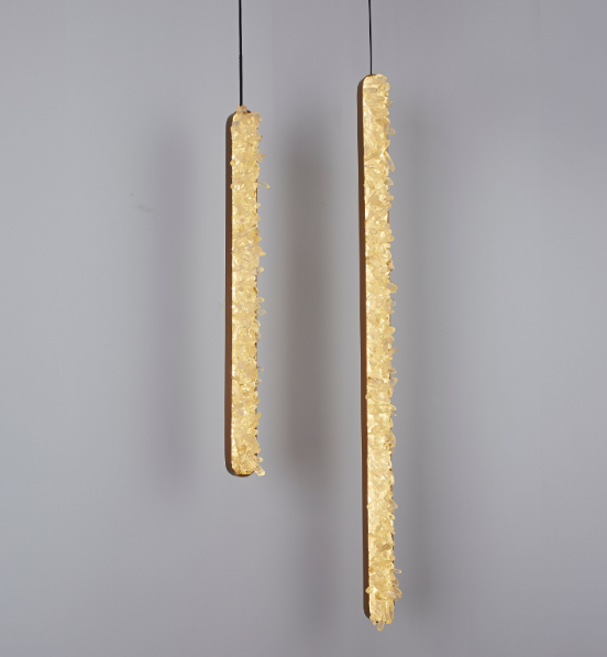 Pedra de Cristal Vertical Linear Pendant