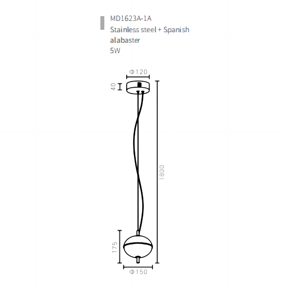 Pastilla Pendant light