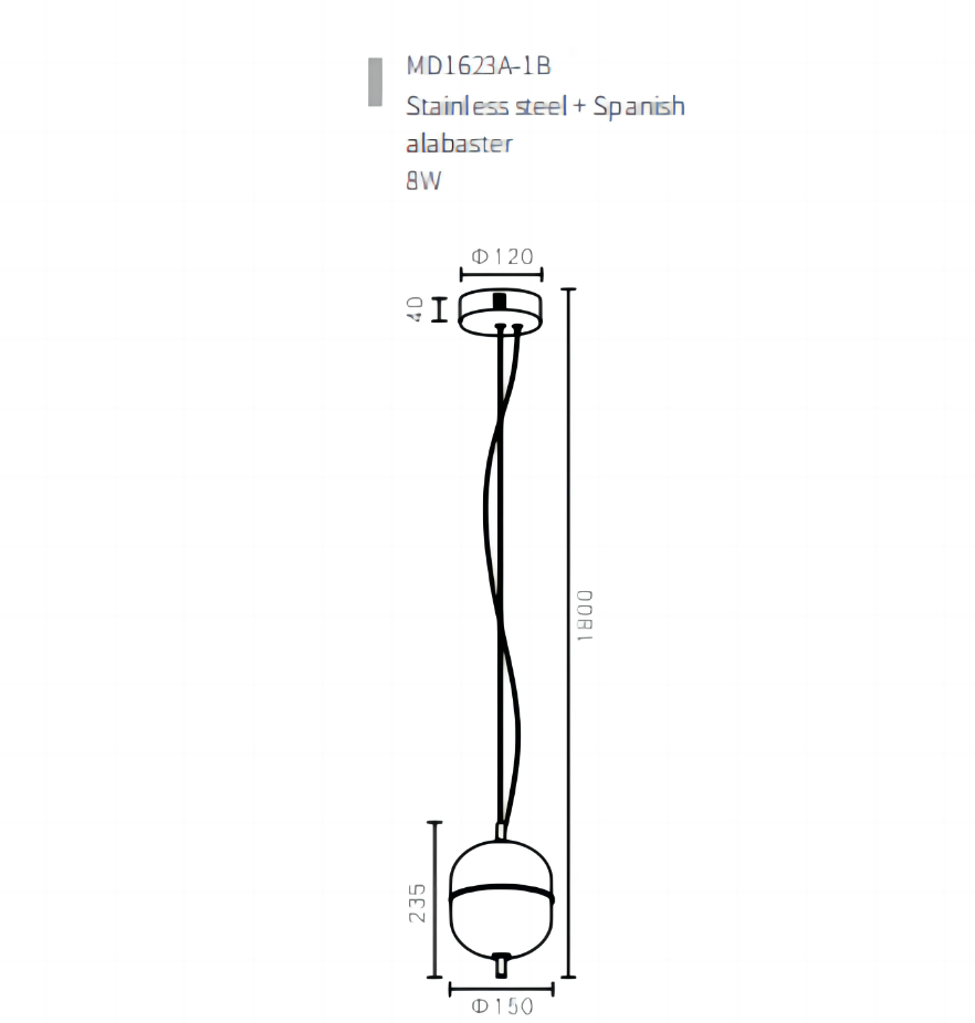 Pastilla Pendant light