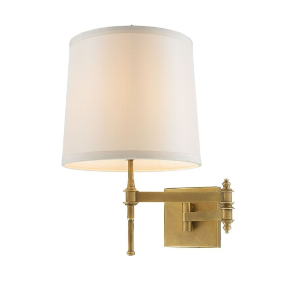 St Louis 1 Brass Wall Lamp