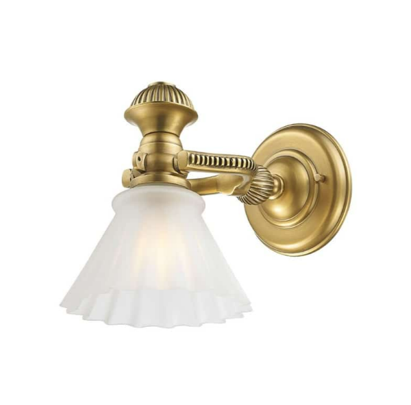 Swan Brass Wall Lamp