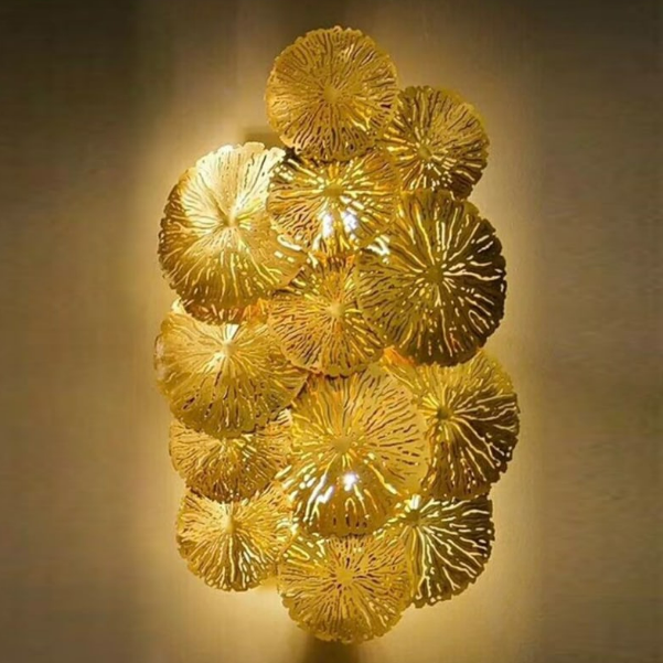 Oriental Brass Wall Lamp