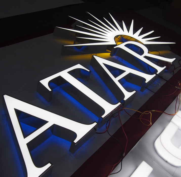 3D LED Reverse and front illuminated channel letter Signs