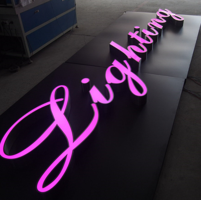 Lucretia Sign 3D LED Front Lit Channel Letter Signs