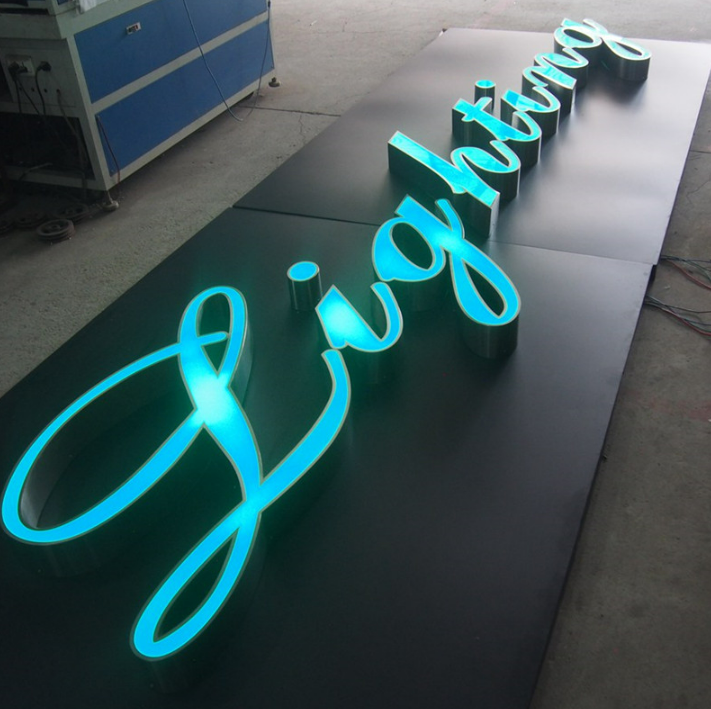 Lucretia Sign 3D LED Front Lit Channel Letter Signs