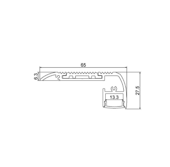 Lucretia 024 Commercial Staircase Lighting Profile