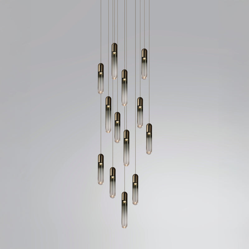 Crystal Capsule Void Pendant light