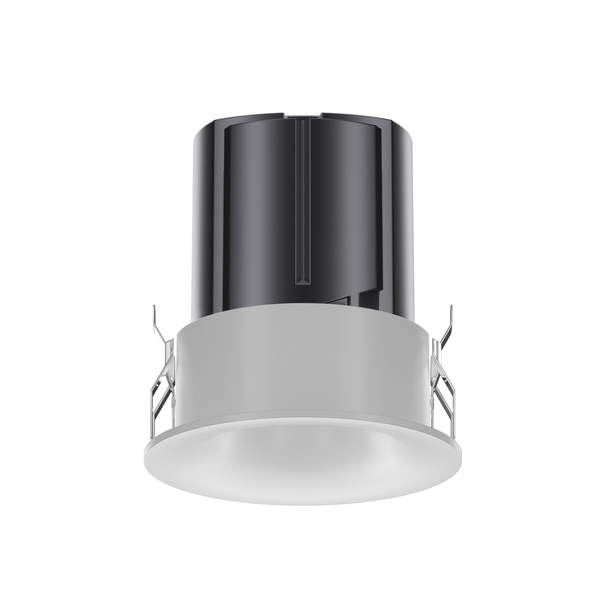 NOVA 55 curved trim architectural LED downlight featuring deep recessed optics, precision beam control and superior visual comfort.