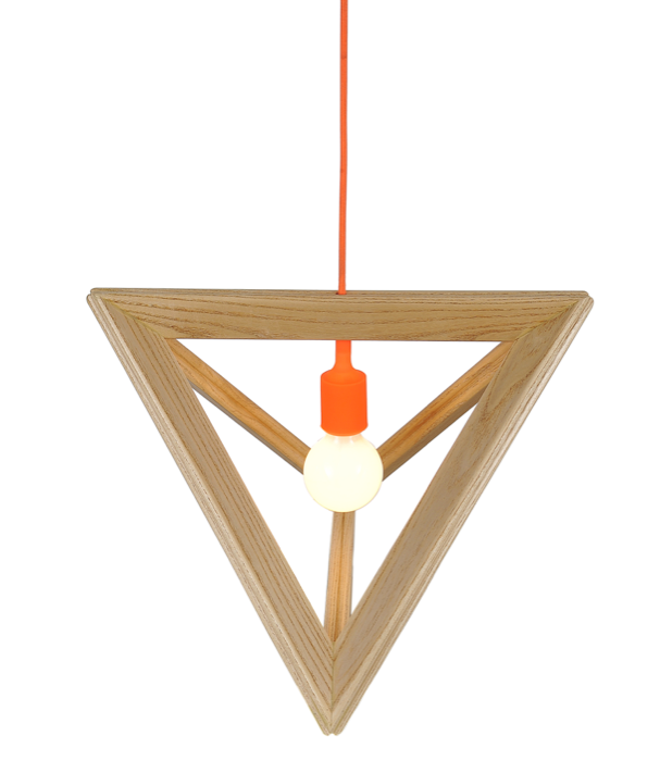 Wood Lampframe Pendant Lamp D