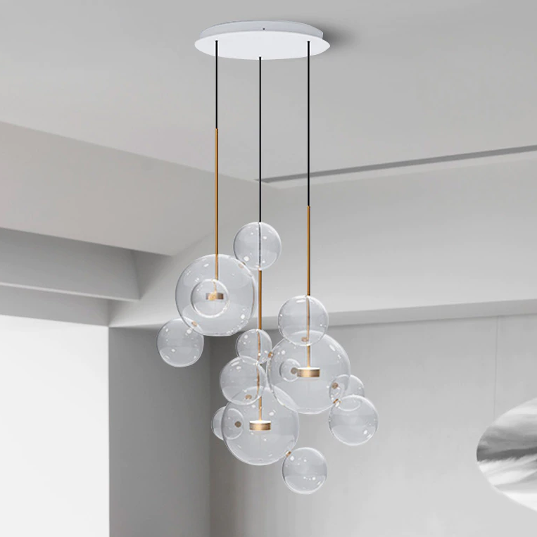 Floating Bubble Bolle 14 Round Pendant Light