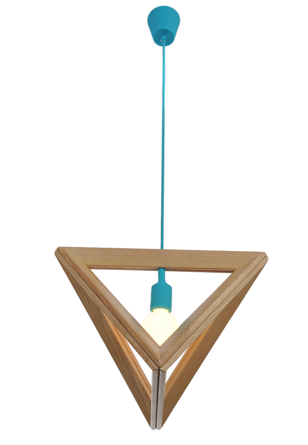 Wood Lampframe Pendant Lamp D