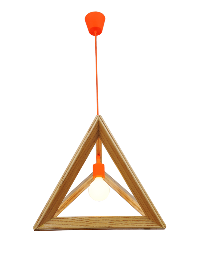 Wood Lampframe Pendant Lamp D