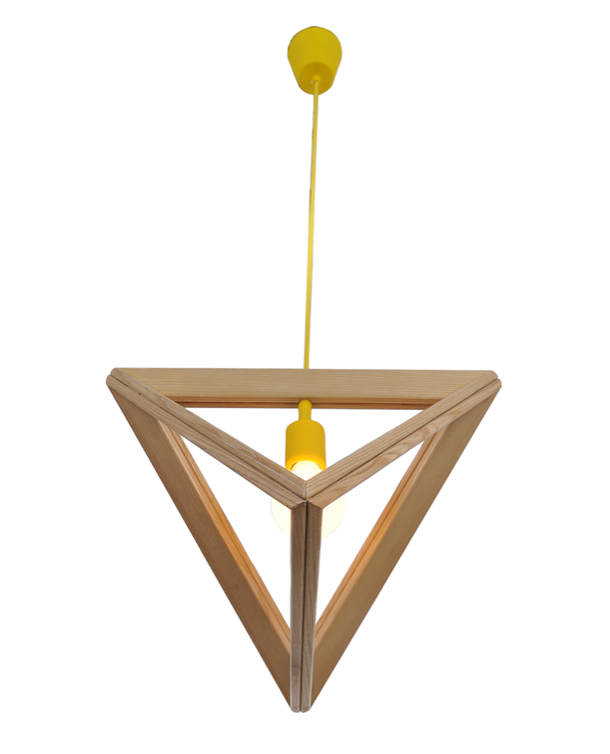 Wood Lampframe Pendant Lamp D
