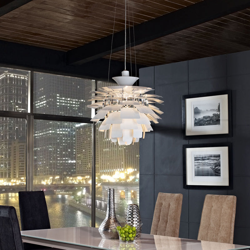 Metal Leaf Pendant Light D