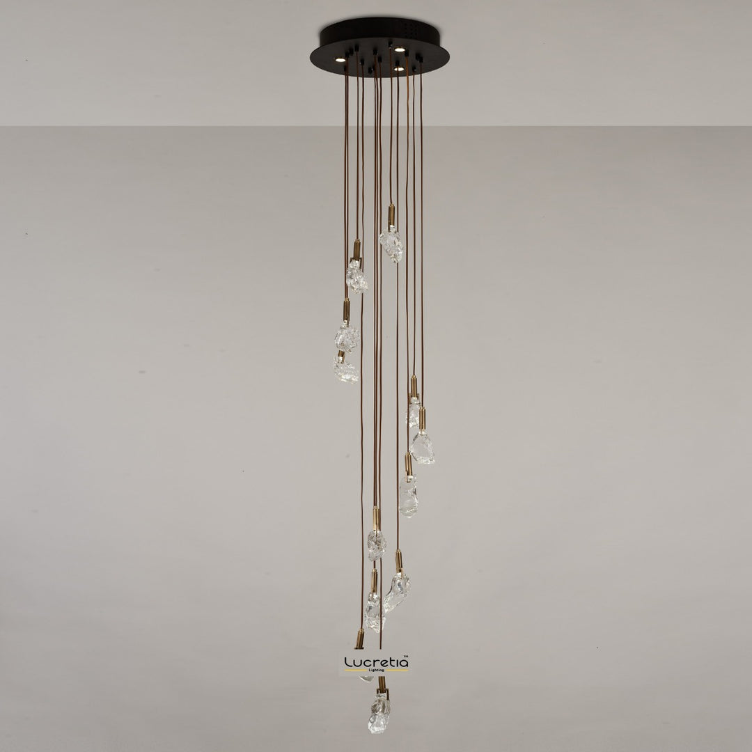 Amorphous Crystal Custom Pendant light