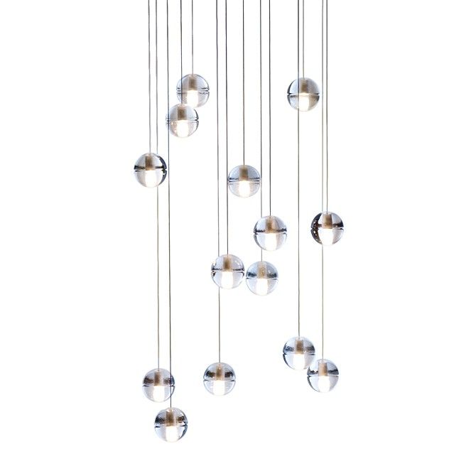 Hand Blown Sphere 14 Pendant light