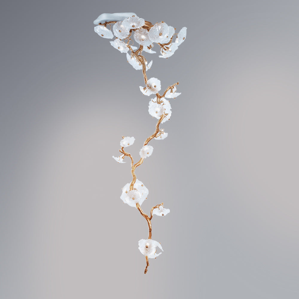 Desert Rose Vertical Ceiling Light