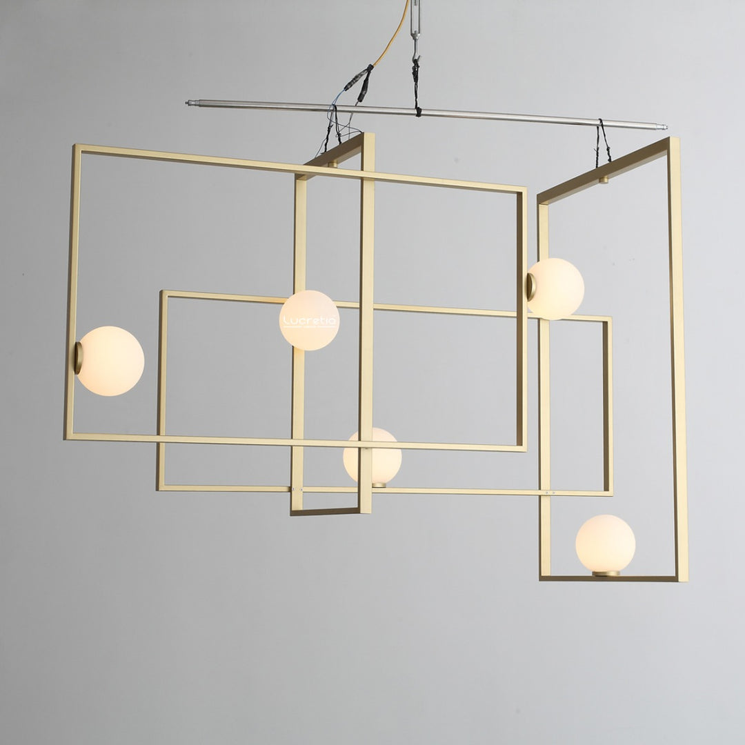 Mondrian Glass Ceiling Light D