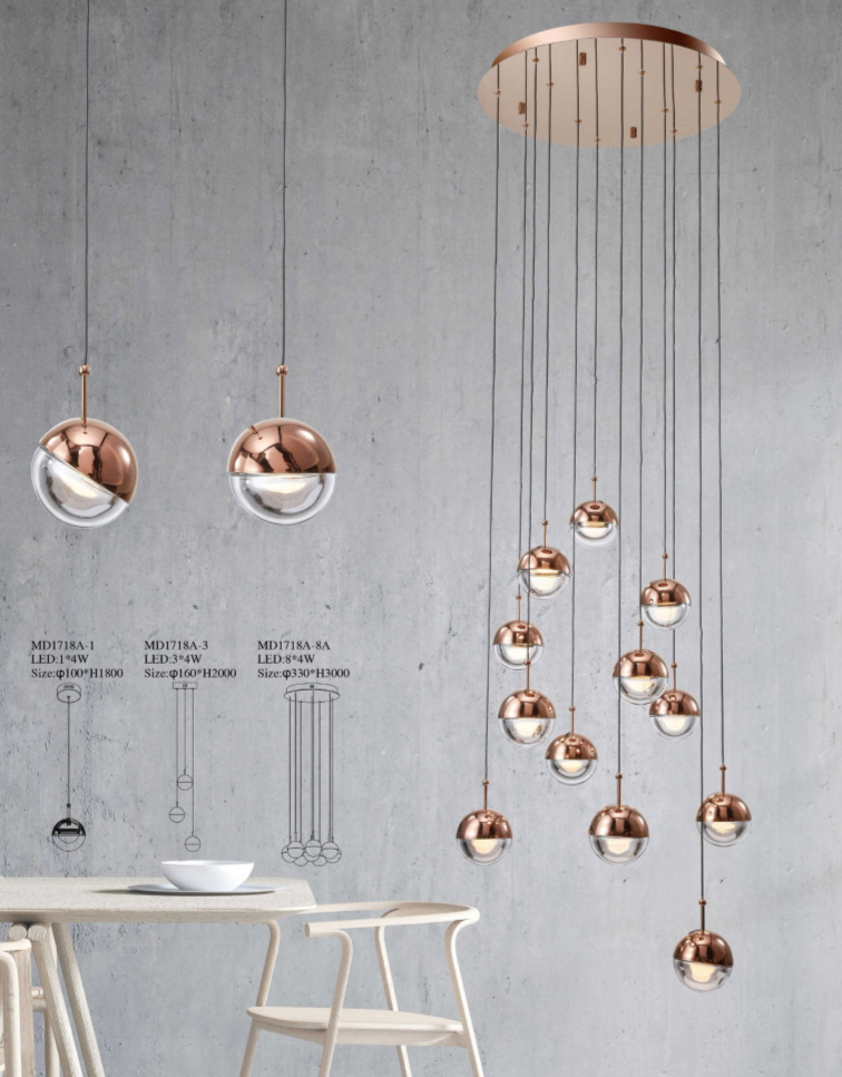 Mini Mirror Ball Pendant light