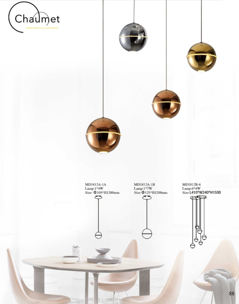 Orb 13A Void Pendant light