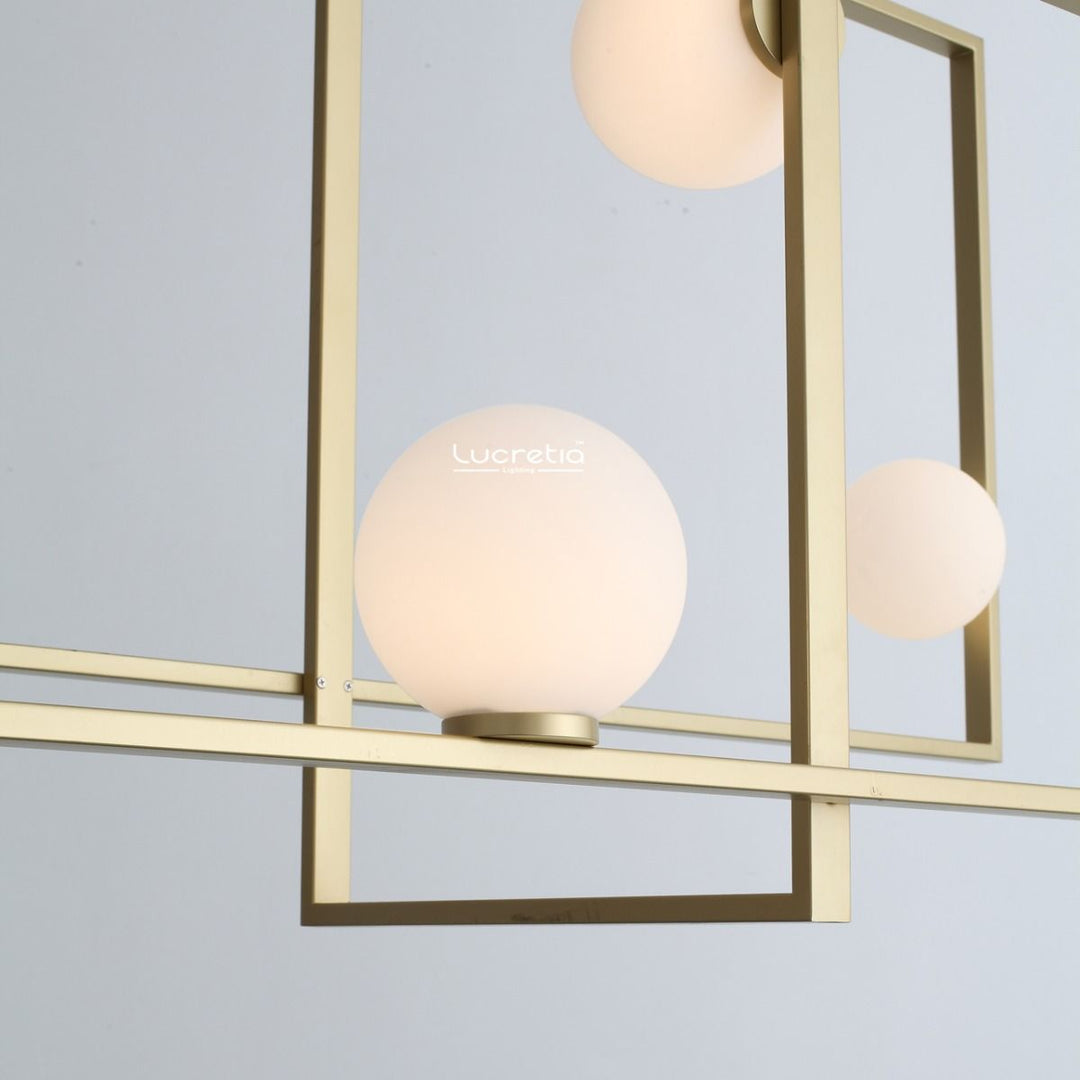Mondrian Glass Ceiling Light D