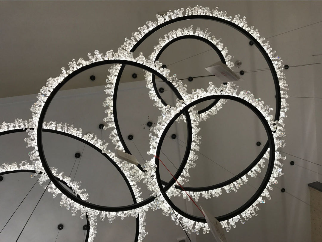 ICY Rings Horizontal Custom Pendant light