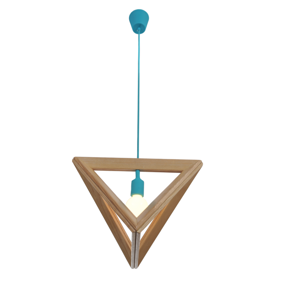 Wood Lampframe Pendant Lamp D