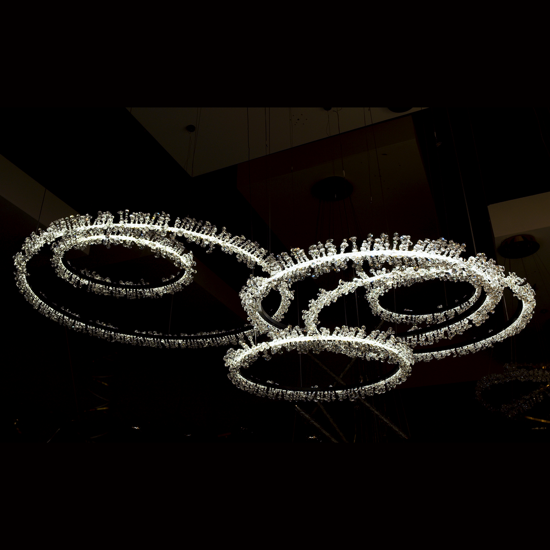 ICY Rings Horizontal Custom Pendant light