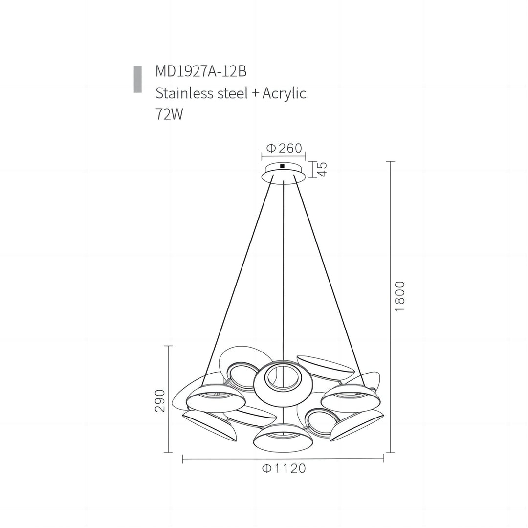 Helios 1120 Pendant light