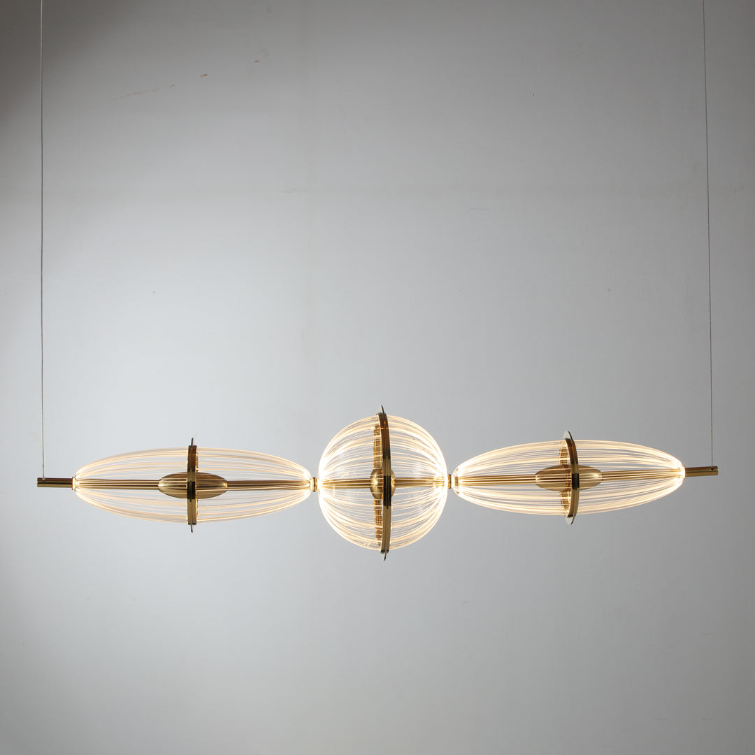 Selene Horizontal 3 Linear Pendant light