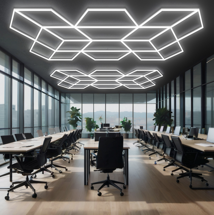 Hexagrid Lighting System – Linear Web Formation
