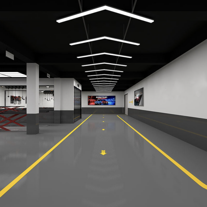 LumiBay Arrow 505 – Slanted Beam LED Guide Light for Vehicle Lanes & Detail Bays