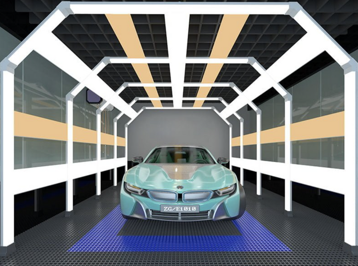 LumiTunnel Curve 1010 – Automotive Detailing & Maintenance Light Tunnel