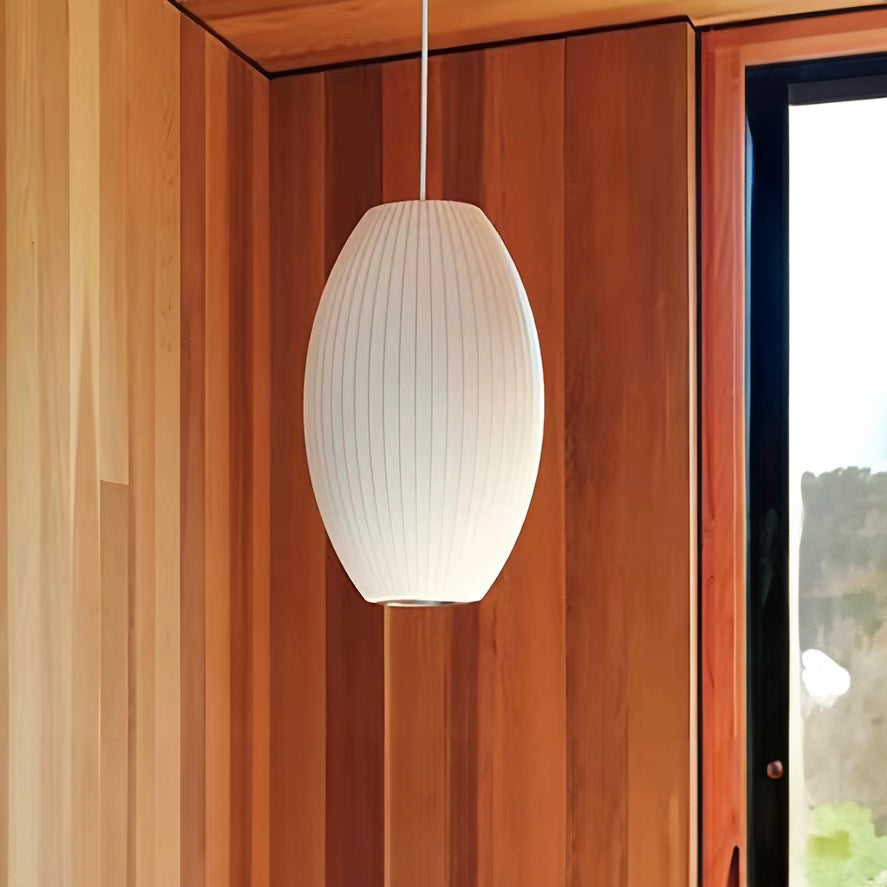 Cocoon Tall Bubble Pendant Lamp- Cigar