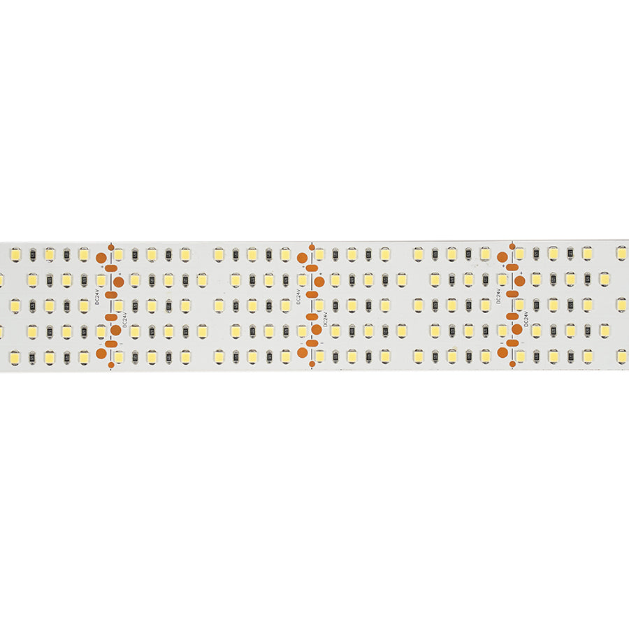 40mm wide triple row 2835 LED strip with dense LED layout