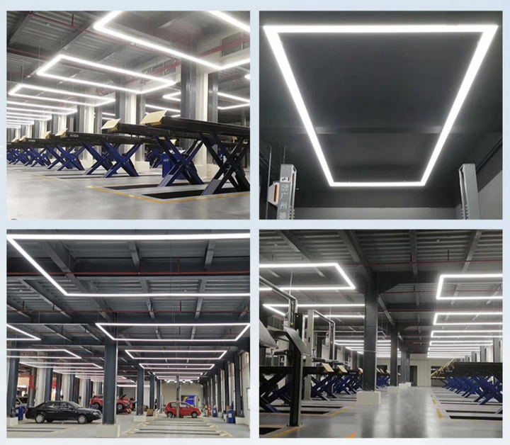 LumiLift C80 – Square LED Ceiling Light for Lift Bays & Detailing Zones