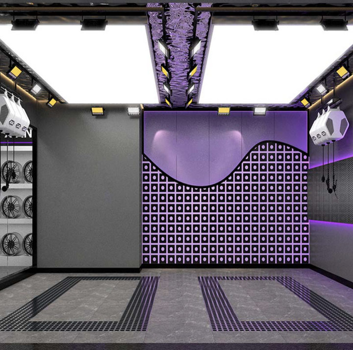 DetailPro VisionBox – Stretch Ceiling & Flood Light Combo for Car Beauty and Polishing Bays