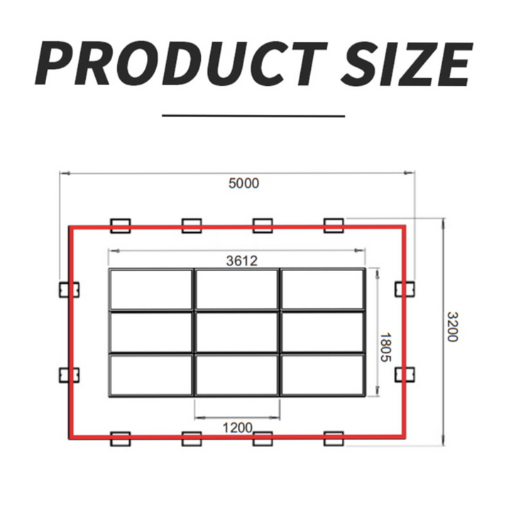 DetailPro SkyPanel – LED Ceiling Panel Light for Car Polishing & Coating Booth