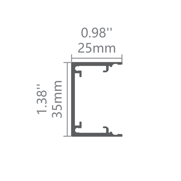 FlexHalo CS35 Inward/Outward Curved LED Linear Light