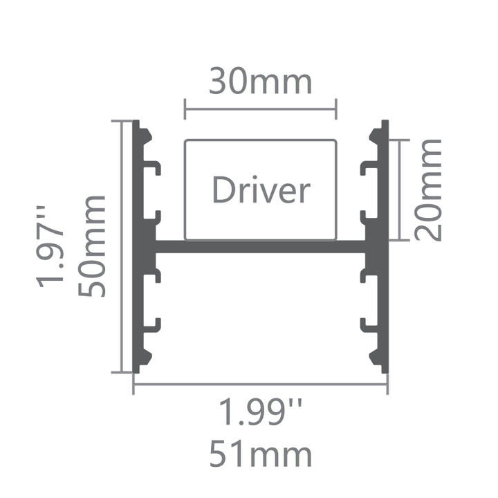 FlexCurve C50S Square Curved LED Linear Light