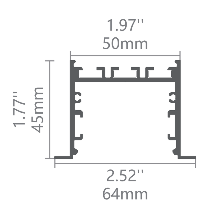 FlexCurve CR50N Recessed Curved LED Linear Light