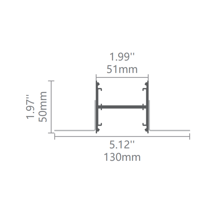 FlexTrim CT50 Trimless Recessed Curved LED Linear Light