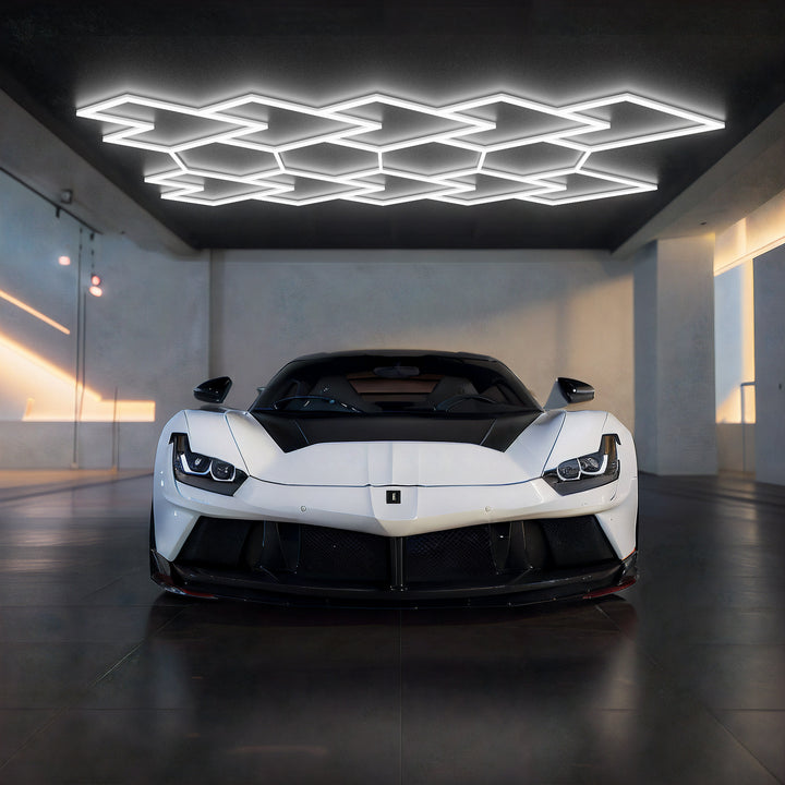 Hexagrid Lighting System – Nova Formation Garage Layout (Customizable)