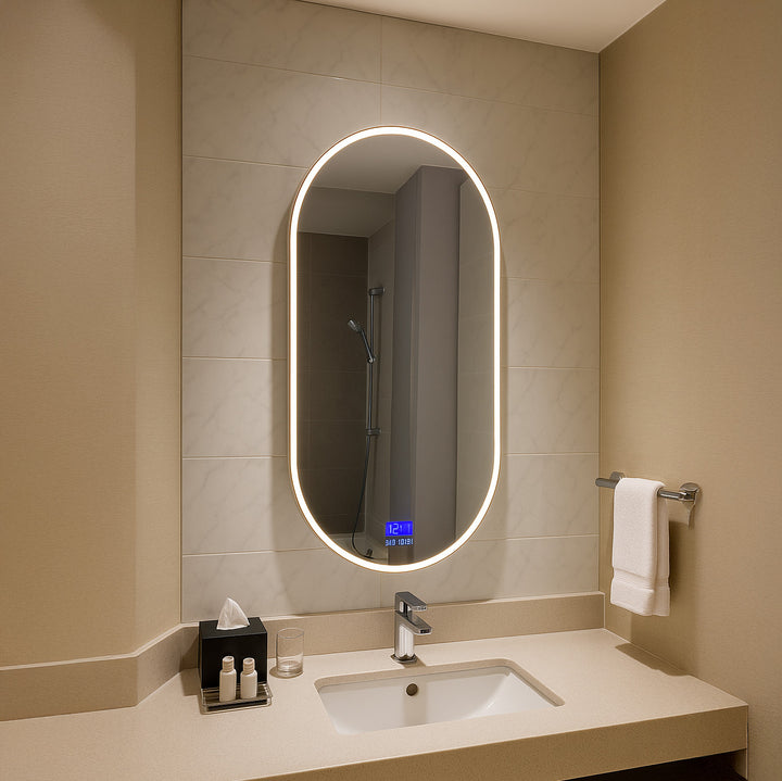 Aurora Oval LED Mirror