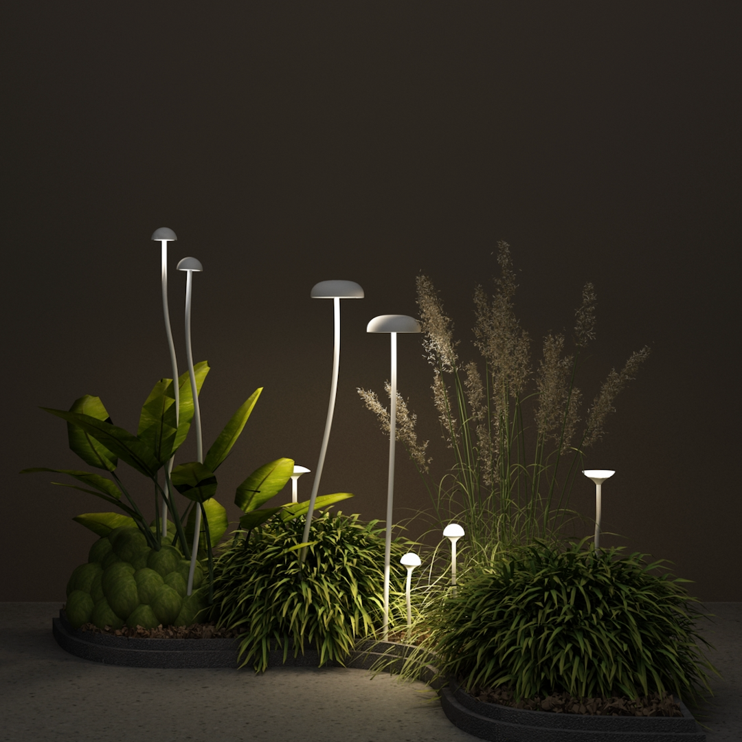 Landscape Mushroom Spike Light IP65