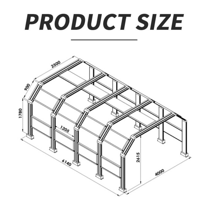 LumiTunnel Max 1007 – Heavy-Duty LED Tunnel for Auto Body Shops
