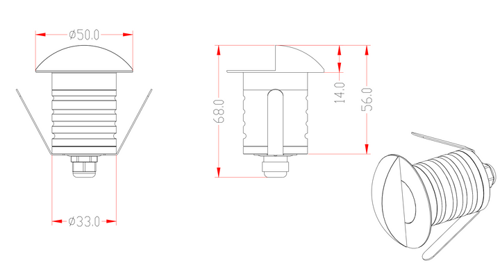 B3301 LED In-ground Light IP67