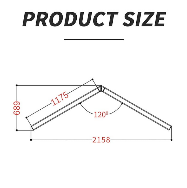 LumiBay Arrow 505 – Slanted Beam LED Guide Light for Vehicle Lanes & Detail Bays